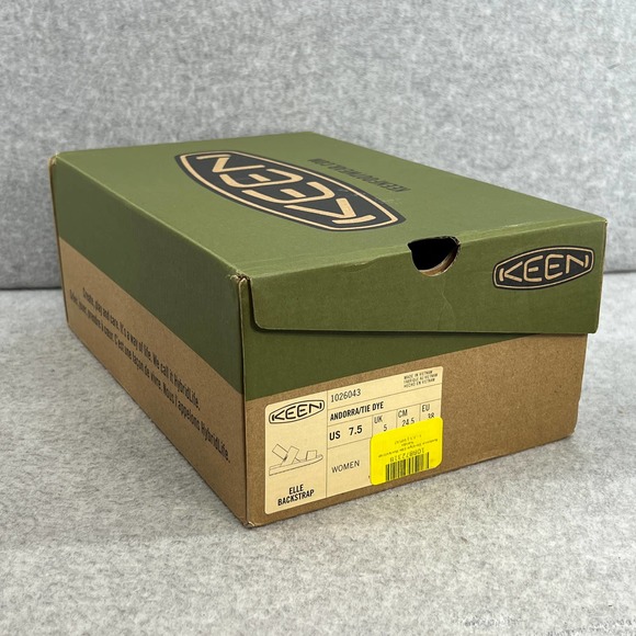 KEEN Elle Backstrap Summer Outdoor Sandal - Andorra/Tie Dye -Women Size 7.5 *NEW - Picture 12 of 15